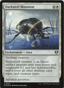 Darksteel Mutation - FOIL - U Commander Masters 21 - MTG - Image 1