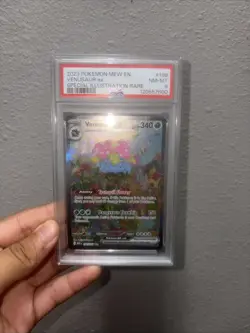 Pokemon TCG Venusaur EX Full Art Holo Card Scarlet & Violet 151 - Image 1