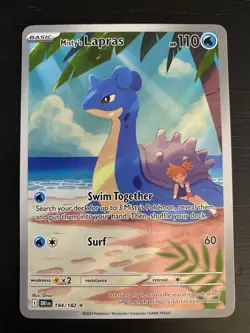 Pokemon TCG Misty's Lapras Destined Rivals 194/182 - Image 1