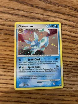 Pokemon Glaceon 5/100 Majestic Dawn Holo Rare 80 HP *SWIRL* - Image 1
