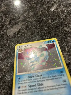 Pokemon Glaceon 5/100 Majestic Dawn Holo Rare 80 HP *SWIRL* - Image 3