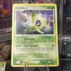Celebi Lv. 39 Pokemon Card - Sprouting & Leaf Tornado - Image 1