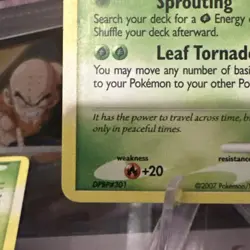 Celebi Lv. 39 Pokemon Card - Sprouting & Leaf Tornado - Image 4