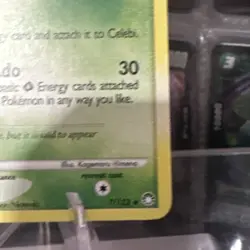 Celebi Lv. 39 Pokemon Card - Sprouting & Leaf Tornado - Image 5