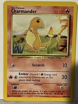 Charmander 70/110 Legendary Collection NM Pokemon Fast Shipping - Image 1