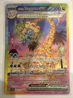 Pokemon TCG Alolan Exeggutor EX 242/191 Scarlet & Violet Surging Sparks - Image 1