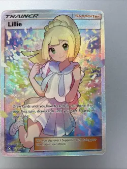 Pokemon TCG Lillie 151/156 Sm-Ultra Prism Ultra Rare Full Art Holo 2018 MINT NEW - Image 3