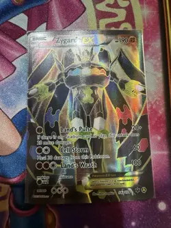 Pokemon TCG - Zygarde EX - Fates Collide 54a/124 Alternate Art Full Art Holo LP - Image 1