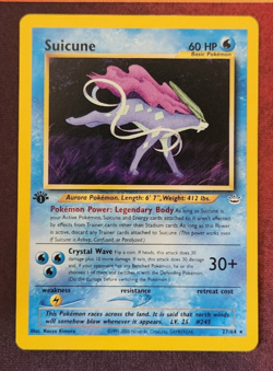 Pokemon Card - Suicune Neo Revelation 27/64 Rare 1st Edition - Image 1