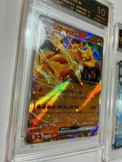 Pokemon Japanese Charizard Blastoise Venusaur ex SV2a RR Pristine 10 Trio Graded - Image 5