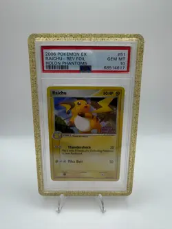 2006 Raichu pokemon Ex Holon Phantoms Reverse Holo Stamped PSA 10 *POP 8* RARE - Image 1