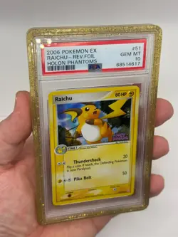 2006 Raichu pokemon Ex Holon Phantoms Reverse Holo Stamped PSA 10 *POP 8* RARE - Image 3
