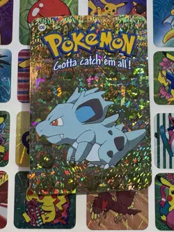 Pokemon 151 Vintage Pocket Monsters Vending HOLO Prism Sticker 2000 Nintendo - Image 2