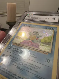 CGC 9 Squirtle 001/034 CLB Classic Box Holo Rare Pokemon 2023 Gem Mint - Image 3