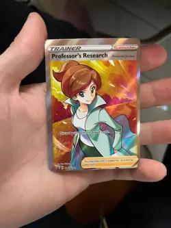 Professor's Research #SWSH152 Pokemon Promo miscut - Image 1
