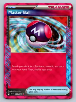 Master Ball ACE SPEC Rare SV05: Temporal Forces 153/162 NM - Pokemon TCG - Image 1