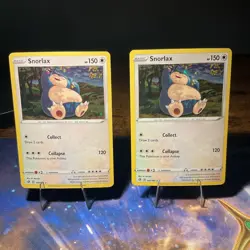 Pokemon TCG 2020 Snorlax 141/192 Holo Lot of 2 - Image 1