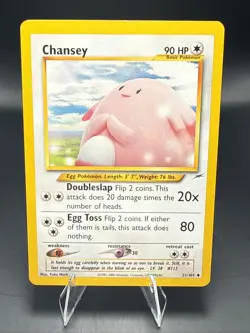 Pokemon TCG Chansey 31/105 Neo Destiny Regular Uncommon - Image 1