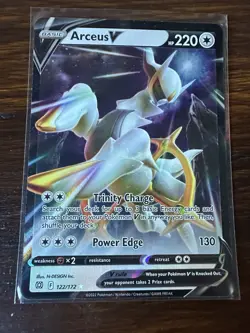Arceus V 122/172 Brilliant Stars Ultra Rare Pokemon TCG NM/M - Image 1