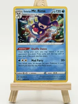 POKEMON GALARIAN MR.RIME SWSH079 PROMO HOLO RARE 2021 NEAR MINT PACK FRESH - Image 1