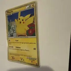 Pikachu (Italian) PW2 Pikachu World Collection Holo *SWIRL* Pokemon 2010 LP - Image 2