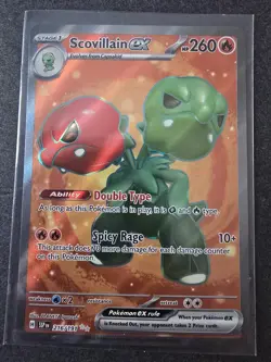 Scovillain ex 216/191 Surging Sparks Ultra Rare Full Art Pokemon - Image 1