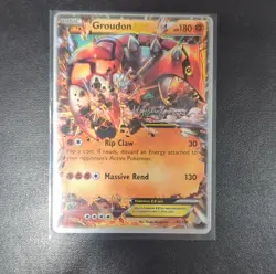 Pokemon Groudon EX 85/160 XY - Primal Clash Ultra Rare Holo 2015 - Image 1
