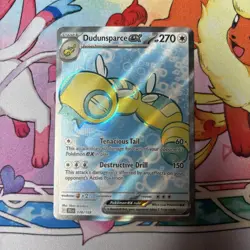 Pokemon TCG - Dudunsparce Ex 178/159 - Ultra Rare - Journey Together - Image 1