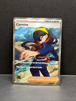 Carmine 204/167 Full Art Trainer Twilight Masquerade NM/M 2024 Pokemon TCG - Image 1