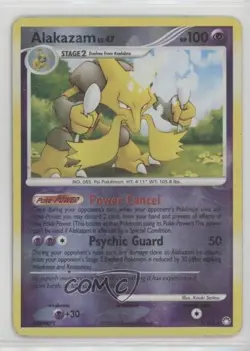 Alakazam Reverse Foil Pokemon Diamond & Pearl Mysterious Treasures #2 2007 - Image 1