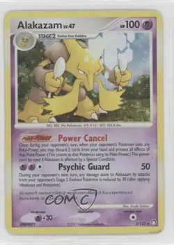 Alakazam Holo Pokemon Diamond & Pearl Mysterious Treasures #2 2007 - Image 1