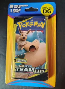 Pokemon Team Up Sealed 2 Pack Mini Blister DG Eevee Snorlax Gx FACTORY SEALED - Image 2