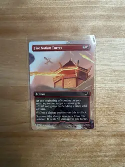 Fire Nation Turret (Borderless) - Avatar: The Last Airbender MTG 0064 Rare NM - Image 1