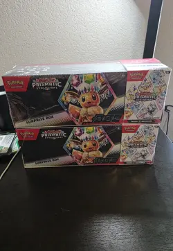 Pokemon Sam’s Club Prismatic Evolutions Surprise Box & Booster Bundle (Lot Of 2) - Image 1