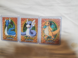Dratini Dragonair Dragonite Set Of 3 Topps Blue/Black Logo Pokemon Card Lot - Image 1