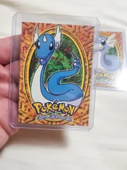 Dratini Dragonair Dragonite Set Of 3 Topps Blue/Black Logo Pokemon Card Lot - Image 4