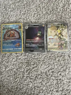 Pokemon TCG Paldea Evolved Lot - Bibarel, Bellibolt, Ribombee - 3 Cards - Image 1