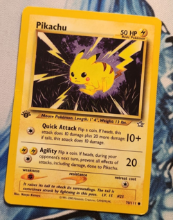Pikachu 70/111 - Neo Genesis 1st Edition Pokemon TCG NM - Image 1