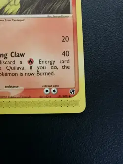 Pokemon Card Quilava 51/100 EX Sandstorm Uncommon - Image 5