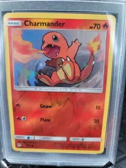 2019 POKEMON HIDDEN FATES CHARMANDER REVERSE FOIL PSA 10 7/68 - Image 3