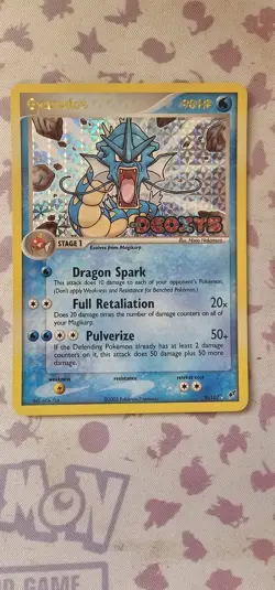 Gyarados 8/107 – 2005 Pokemon EX Deoxys Holo Rare Vintage NM/LP - Image 1