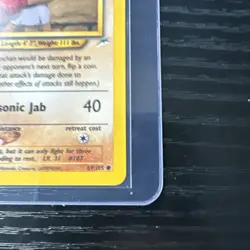 Hitmonchan 1st Edition Neo Destiny 69/105 WOTC Vintage Pokemon - Image 5