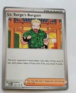 Lt. Surge's Bargain 120/132 Me01: Mega Evolution Regular Pokemon - Image 1