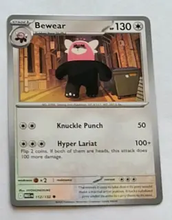 Bewear 112/132 Me01: Mega Evolution Regular Free Shipping NM Pokemon - Image 1