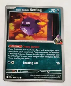 Team Rocket's Koffing 125/182 Sv10: Destined Rivals Regular Pokemon TCG - Image 1