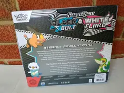 Pokemon TCG Scarlet & Violet Black Bolt & White Flare Unova Poster Collection - Image 2