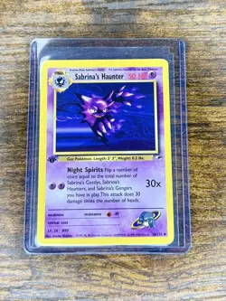 2000 Pokemon Gym Heroes - Sabrina’s Haunter - 1st Edition Ungraded 58/132 - Image 1