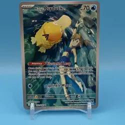 Pokemon Misty's Psyduck Illustration Rare Full Art Holo Sv10 193/182 - Image 1
