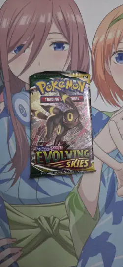 Pokemon TCG - Evolving Skies Booster Pack *Factory Sealed* **Not Weighed** - Image 1