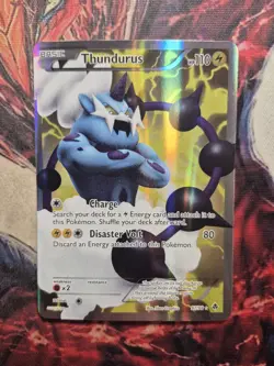 Thundurus (Full Art) 97/98 Pokemon Emerging Powers Ultra Rare LP - Image 1